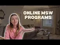 Is An Online MSW Program Right For You Pros and Cons