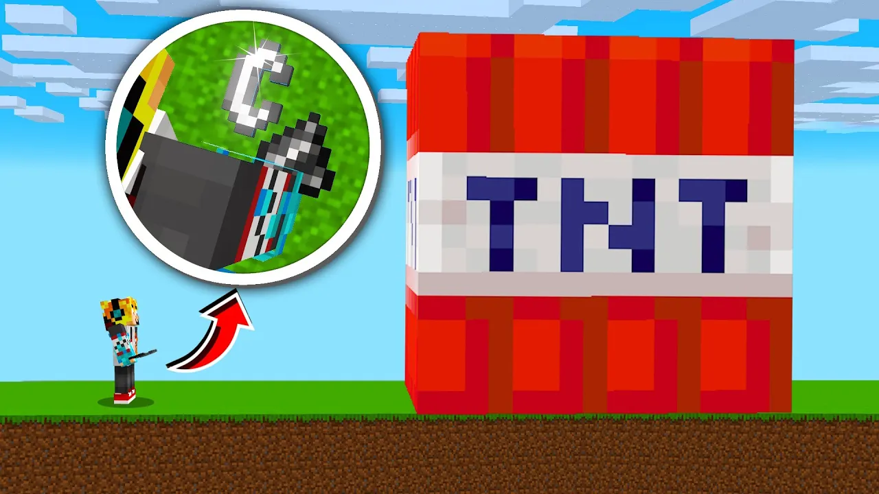 Minecraft, ale ITEMY jsou OBROVSKÉ