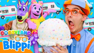 Blippi x Doggyland Ice Cream Truck Song 🍧