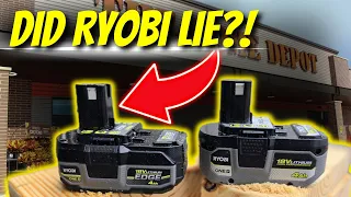 RYOBI 4AH EDGE VS 4AH HP BATTERY THE TRUTH ABOUT THE RYOBI EDGE BATTERY At HOME DEPOT