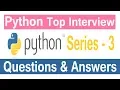common Interview question and answers - Job Interview Skills for Python Harisystems