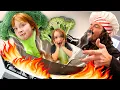 Download Lagu COOK THE KiDS with CHEF DAD!!  Crazy Restaurant Customer orders from Pink Monkey Buddy \u0026 Granny Mom