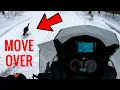 Snowmobile Trail Riding Old Forge New York
