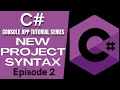 C TUTORIAL NEW PROJECT BASIC SYNTAX COMMENTS VISUAL STUDIO 2019 English Tagalog 2021