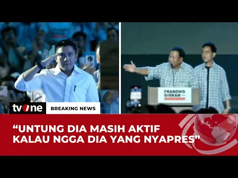 Momen Prabowo Menyapa Mayor Teddy & 3 Sekertaris