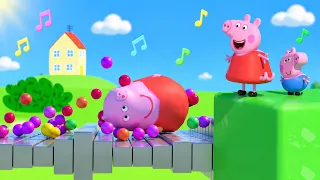 I Synchronized FAT Peppa Pig (770 KG) Falling to Music 🎵🐷 - Satisfying
