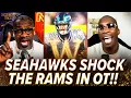 Lagu Unc \u0026 Ocho STUNNED as Seahawks GO FOR 2 in OT to KNOCKOUT Rams 38-37! | Nightcap