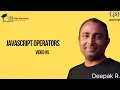 JavaScript Operators Type of Operators in JavaScript JavaScript Tutorial