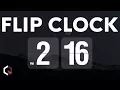 Get a Retro Flip Clock Screensaver for Your Desktop Mac Windows - Instantly