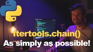 Simple Python How to use itertools chain effectively