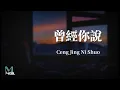 Zhao Nai Ji (趙乃吉) – Ceng Jing Ni Shuo (曾經你說) Lyrics 歌词 Pinyin/English Translation (動態歌詞)