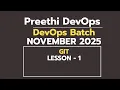 DAY 1 DEVOPS BATCH NOVEMBER 2025 GIT - 1