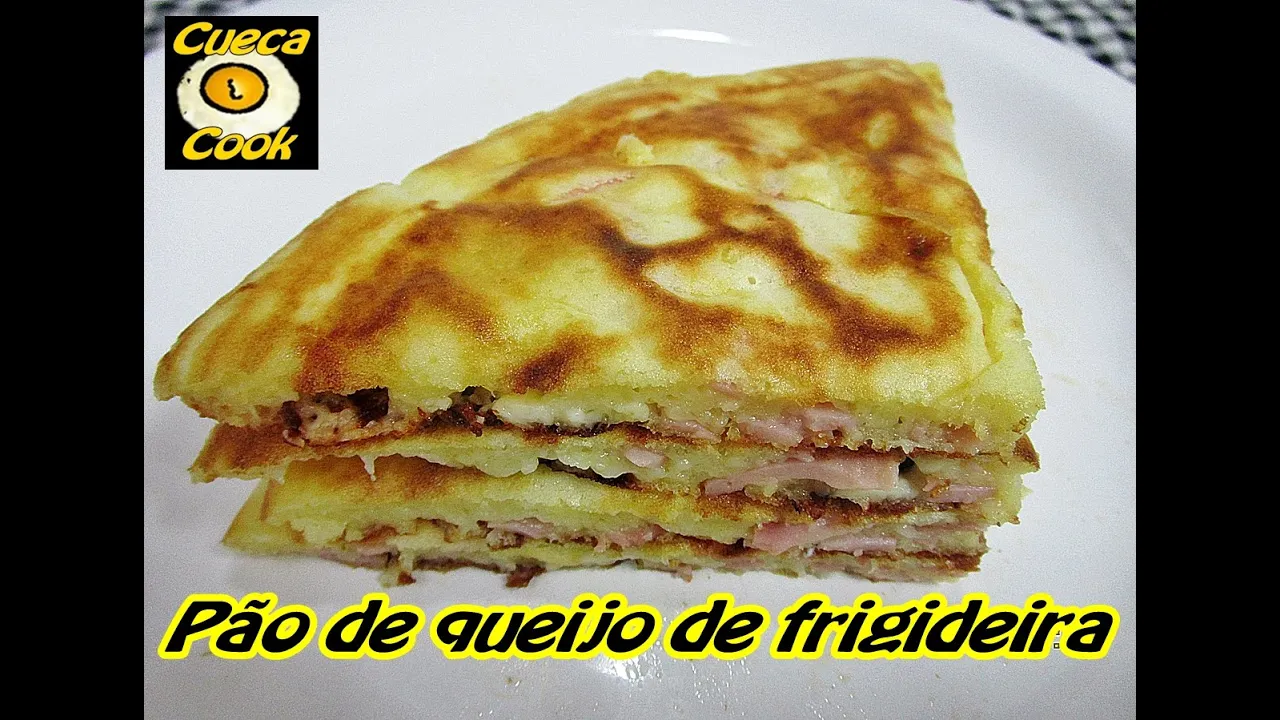 PÃO DE QUEIJO DE FRIGIDEIRA RECHEADO OU CREPIOCA RECHEADA CUECA COOK # 091