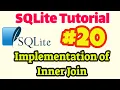 SQLite Tutorial Implementation of Inner Join in SQLite