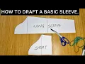 How To Draft a Basic Long And Short Sleeve Pattern Beginners Friendly Tutorial