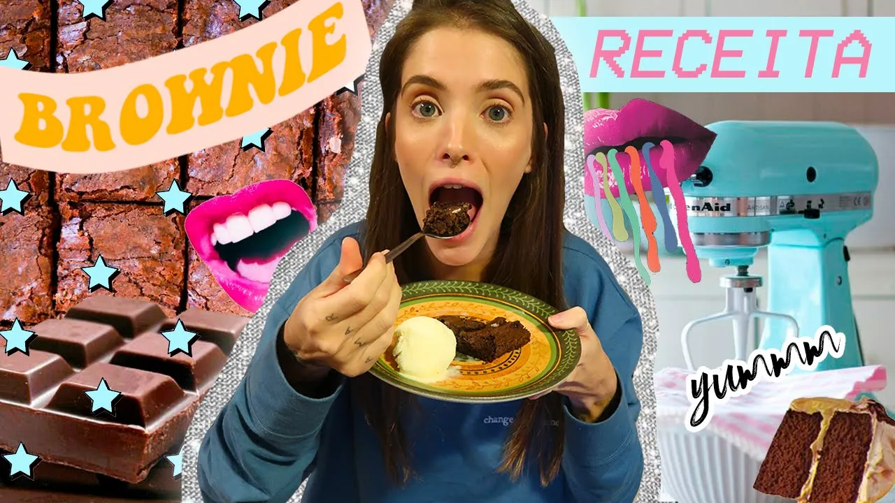 RECEITA DE BROWNIE DA QUARENTENA 🍫 | LUIZA ROSSI