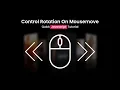 Control Image Rotation On Mousemove using Vanilla Javascript Html CSS