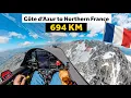 Download Lagu 694 km Glider Flight from Côte d’Azur to Northern France
