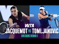 Lagu Elsa Jacquemot vs. Ajla Tomljanovic | 2026 Brisbane Round 1 | WTA Match Highlights
