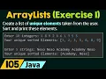 ArrayLists Exercise 1