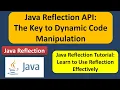 Java Reflection API The Key to Dynamic Code Manipulation Java Reflection Reflection in java