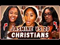 20 Christians Challenged Tiktoker Jasmine Garden On A Podcast Show Her Response Has People Talking
