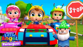 Joãozinho Aprende a Rodar em Segurança 🚙  O Mundo de Nina e Nico | Little Angel em Português