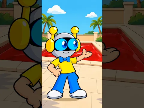 FUNBOT vs LA PISCINA DE GELATINA GIGANTE! #roblox #shorts