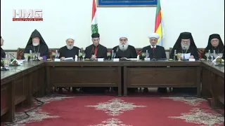 شيخ العقل يطلق موقفا  تاريخيا  في القمة الروحية  إذا قاومنا فمن أجل لبنان وإن تفاوضنا فمن أجل خلاصه دندنها