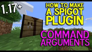 How to make a 1 17 Spigot Plugin Command Arguments