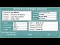 How to Calculate Income Tax and Wages in Python - Full Tutorial