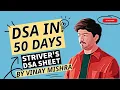 DSA - Striver s DSA Sheet Solving DSA in 50 days by Vinay Mishra DSA Using Python