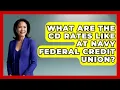 What Are The CD Rates Like At Navy Federal Credit Union - Ask Your Bank Teller