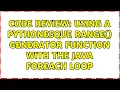 Code Review Using a Pythonesque range generator function with the Java foreach loop