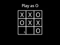 Minimax Algorithm Implementation - TicTacToe