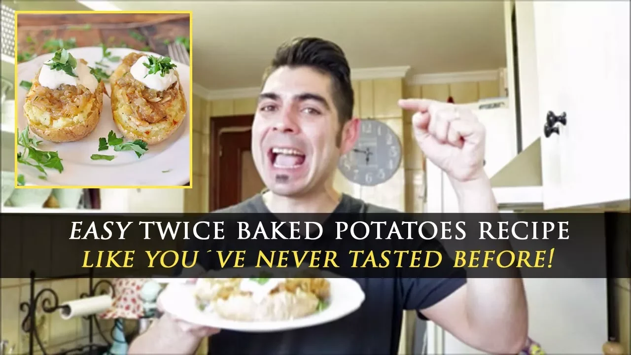Spanish Style Twice Baked Potatoes Recipe