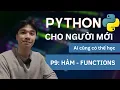 LEARN PYTHON BASICS FOR BEGINNERS - Part 9 Functions