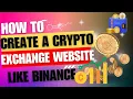 HOW TO CREATE A CRYPTO EXCHANGE WEBSITE LIKE BINANCE
