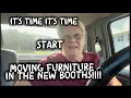 It s Time It s Time MOVING FURNITURE IN THE NEW BOOTHS