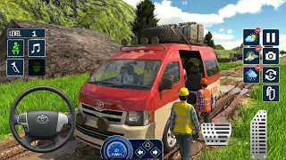 mini bus driving simulator 3d android gameplay 1