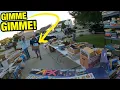 YARD SALE TIMING IS EVERYTHING