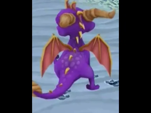SPYRO SHAKING HIS PURPLE BUTT