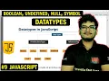 JavaScript Boolean Undefined Null symbol Datatypes in JavaScript Technicalstudioengg