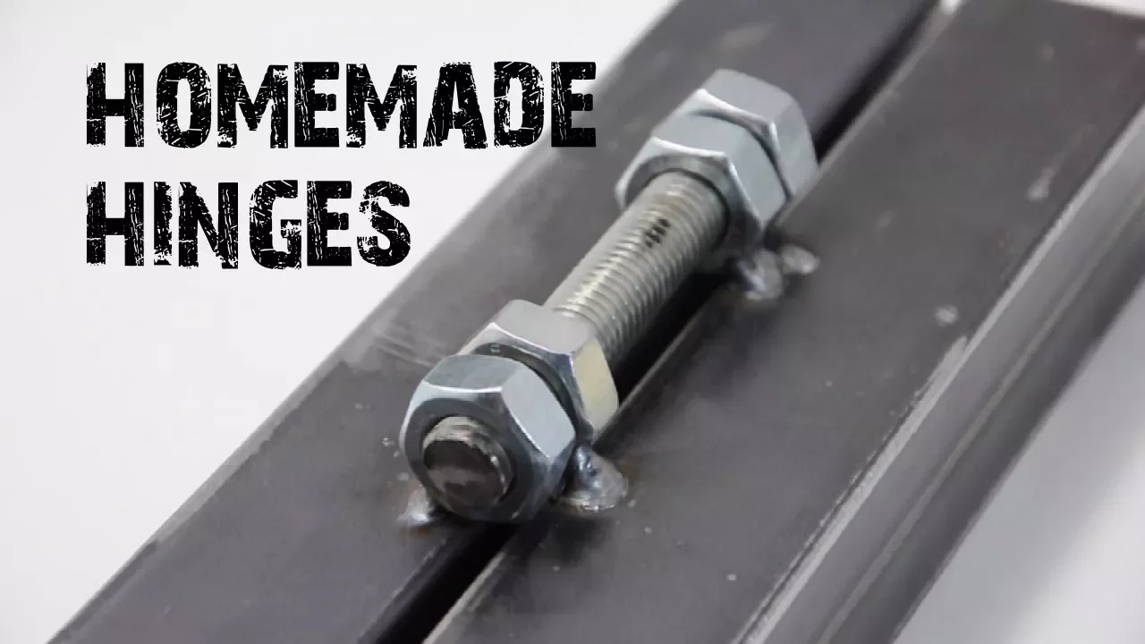 How to make hinges from nuts and bolts ( Life Hacks )