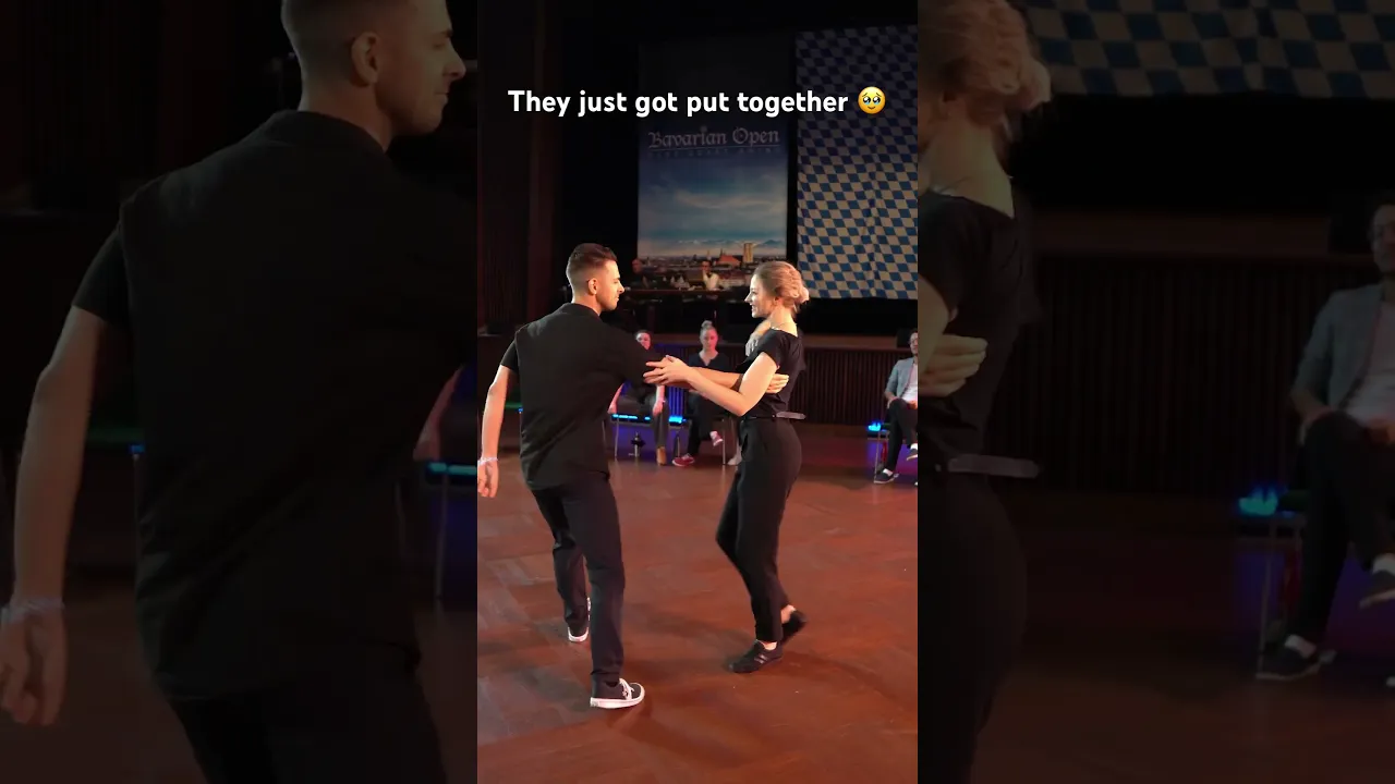 Improvised partner dance. 🥹Lauren Jones and Daniil Pavlov west coast swing #dance