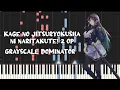 Download Lagu Kage no Jitsuryokusha ni Naritakute Season 2 Op - Grayscale Dominator (Piano Tutorial \u0026 Sheet Music)