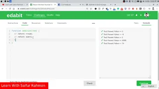 Return the Next Number from the Integer Passed - JavaScript Problem Solving Very Easy