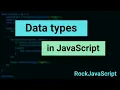 All 8 data types in js