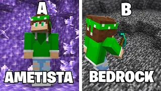 HO SFIDATO IL MIO AMICO nell'ALFABETO di MINECRAFT!