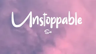Lyrics Unstoppable Sia 